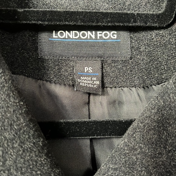 London Fog Size Petite Small Wool Peacoat - Picture 3 of 4